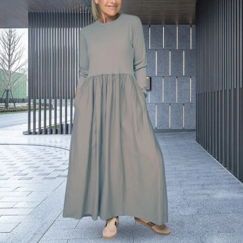Ariana | Midi-Kleid mit langen Ärmeln