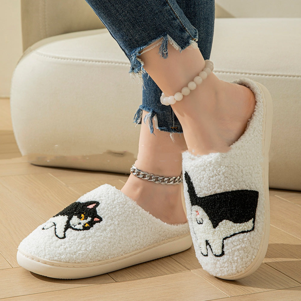 Cartoon Cat Soft Slippers
