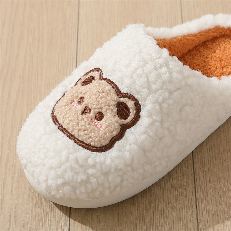 Cartoon Bear Home Slippers