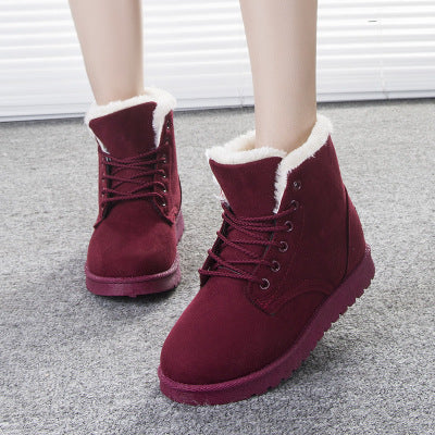 Cozy Snowflake Winter Boots