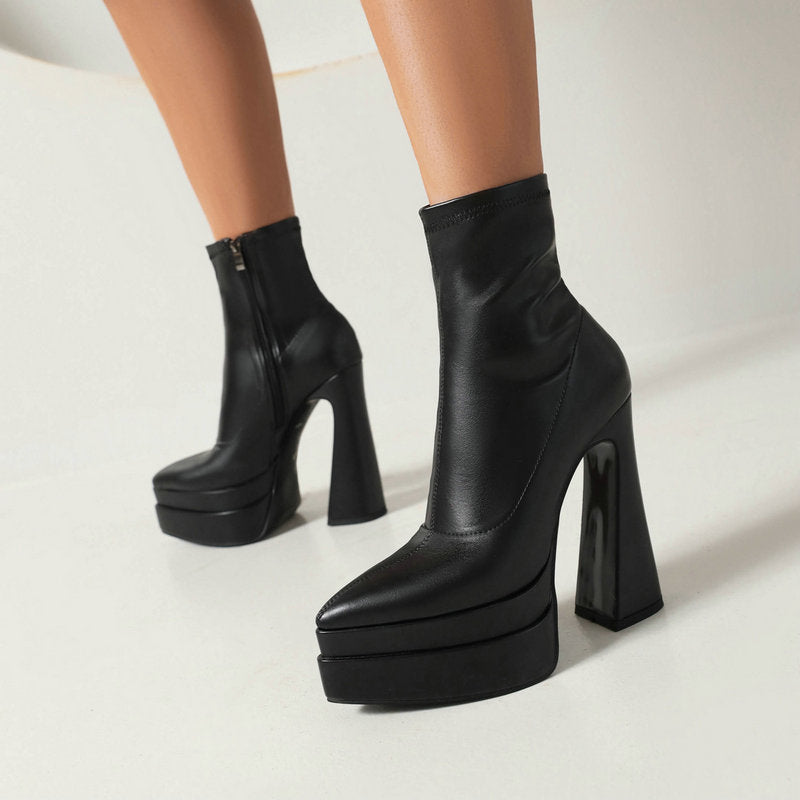 Eclipse High Heels Boots