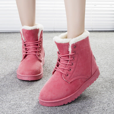 Cozy Snowflake Winter Boots