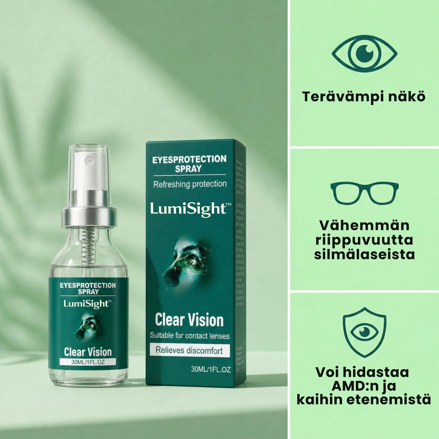 LumiSight™ Luteiini Silmäsuihke