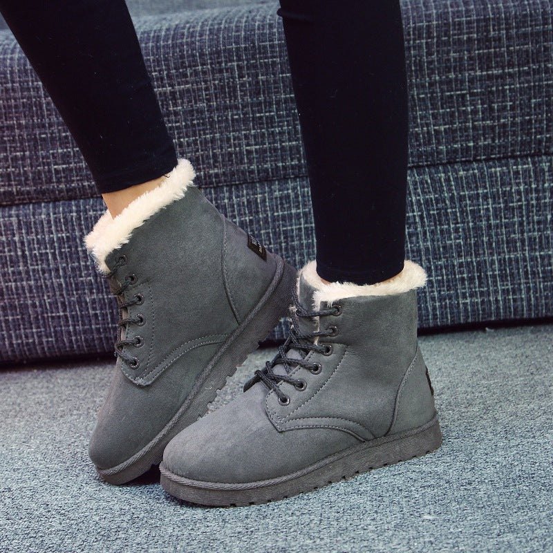 Cozy Snowflake Winter Boots