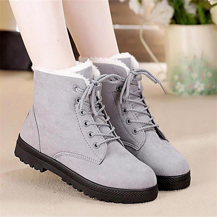 Cozy Snowflake Winter Boots