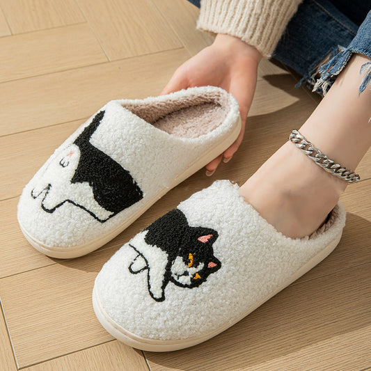 Cartoon Cat Soft Slippers