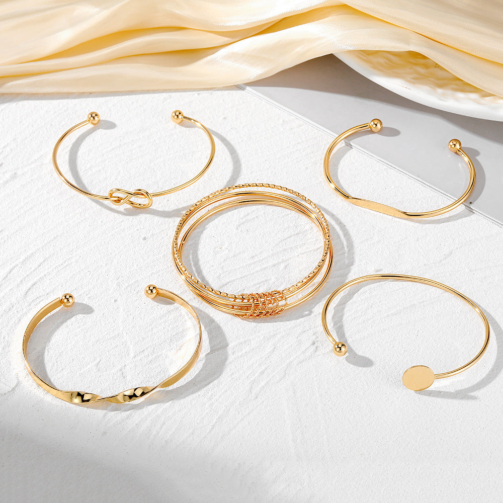 Simple Chain Bracelet Set