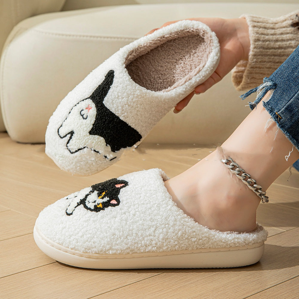 Cartoon Cat Soft Slippers
