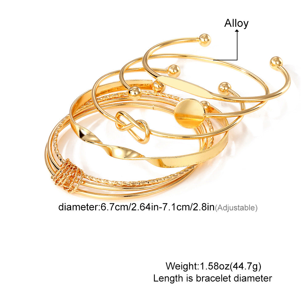Simple Chain Bracelet Set