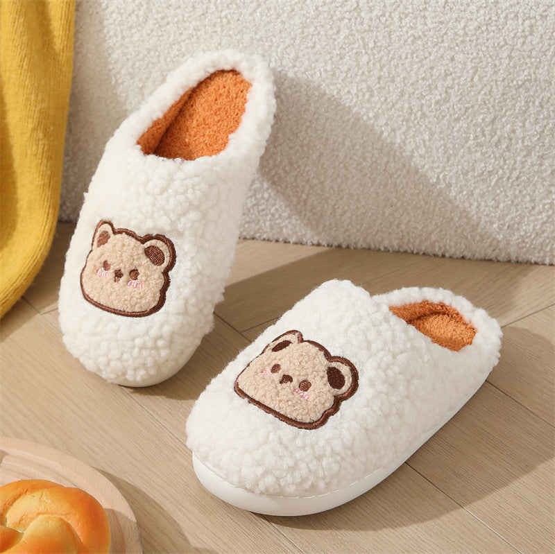 Cartoon Bear Home Slippers