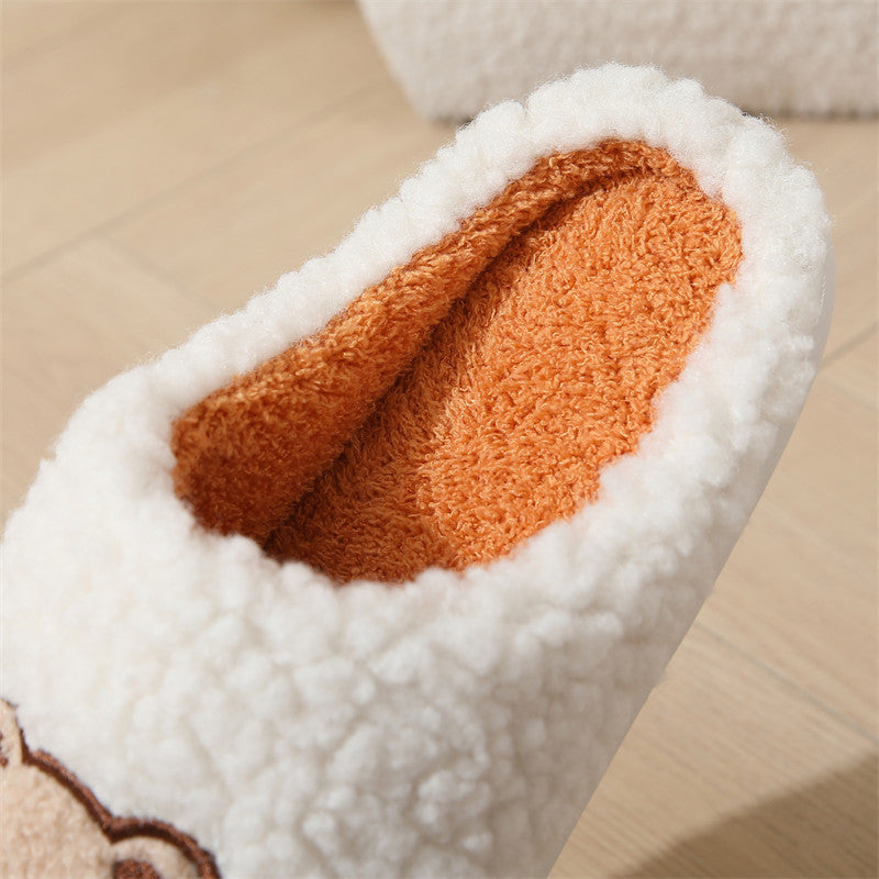 Cartoon Bear Home Slippers