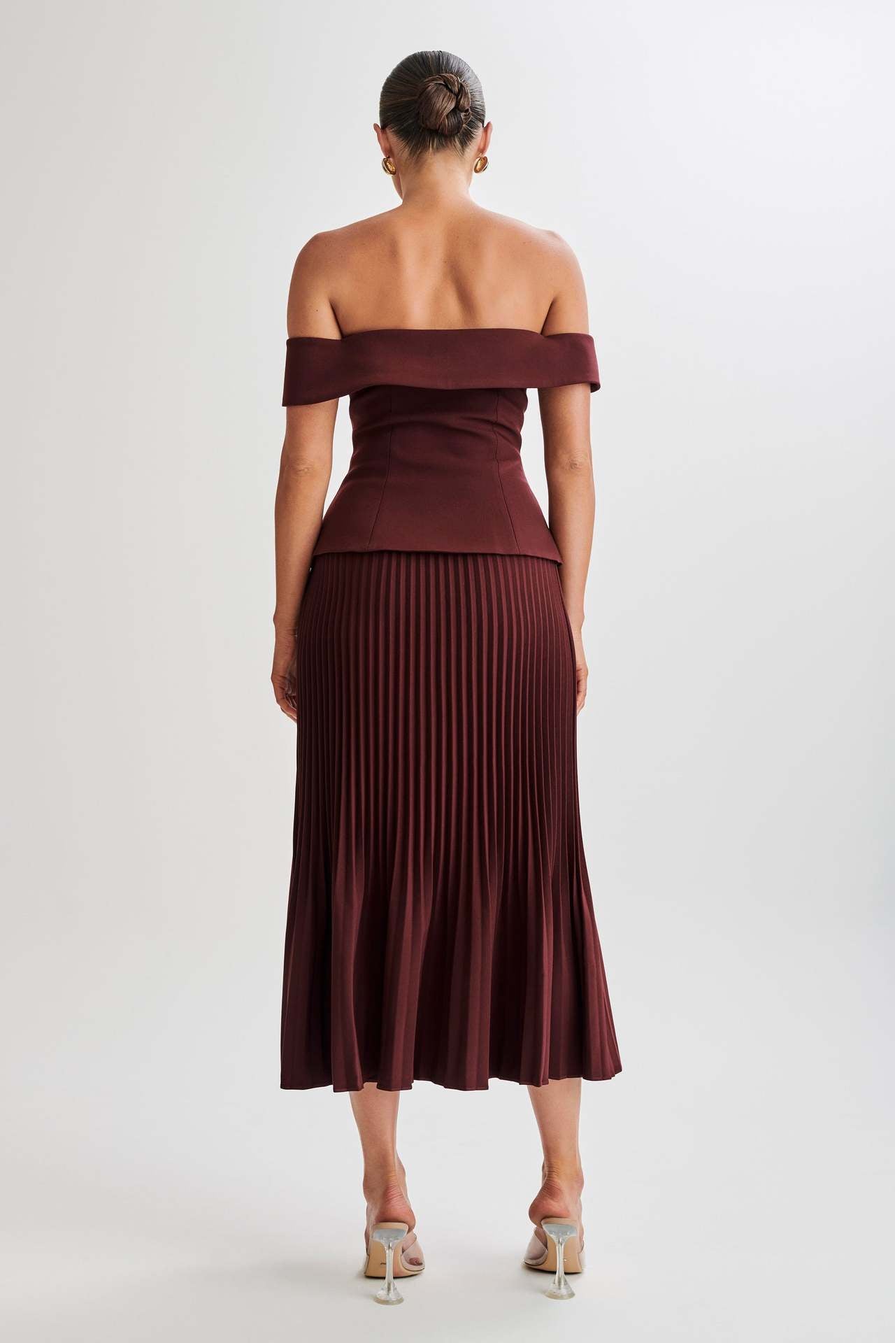 Duo plissé Emily – Jupe & Gilet
