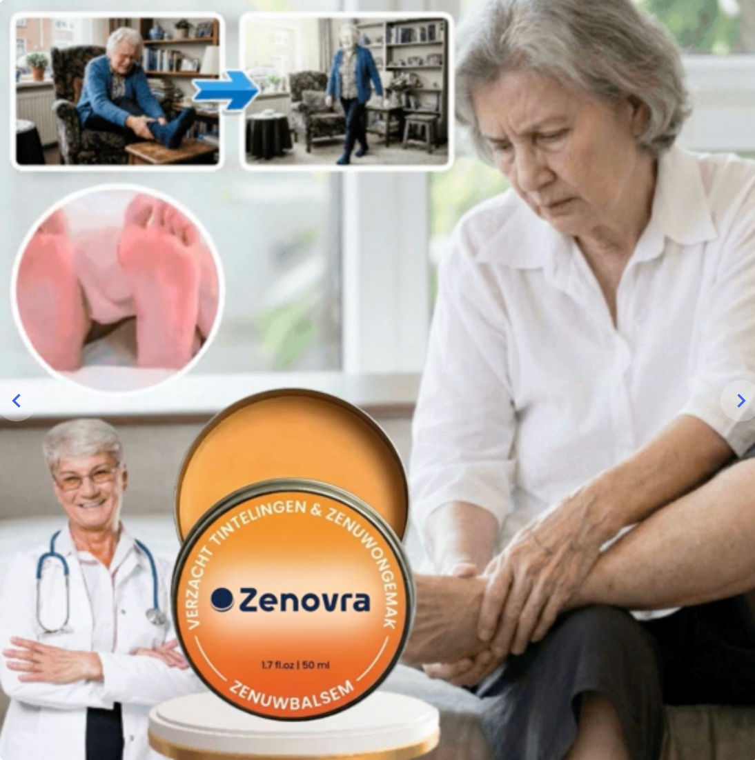 Zenovra™ Hermobalsami | Välitön helpotus hermokipuun – huomaa ero jo 3 päivässä!