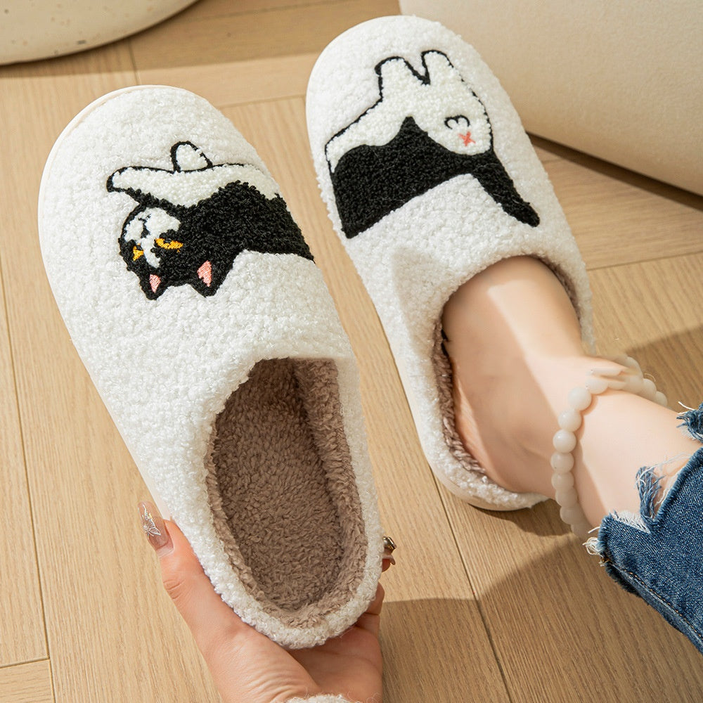 Cartoon Cat Soft Slippers