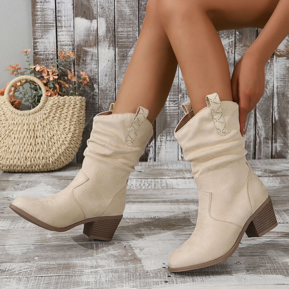 Rustic Charm Western Booties