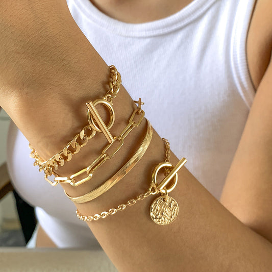 Wind Hollow Chain Bracelet