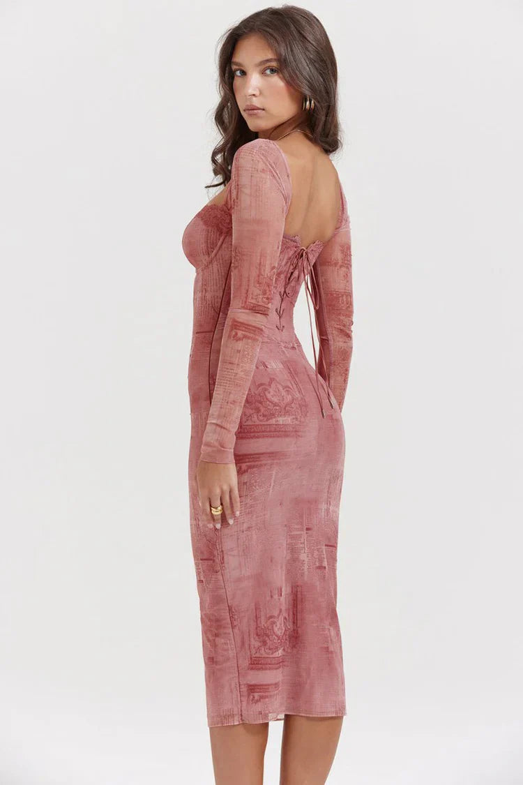 Siena Rosa Korsettkleid
