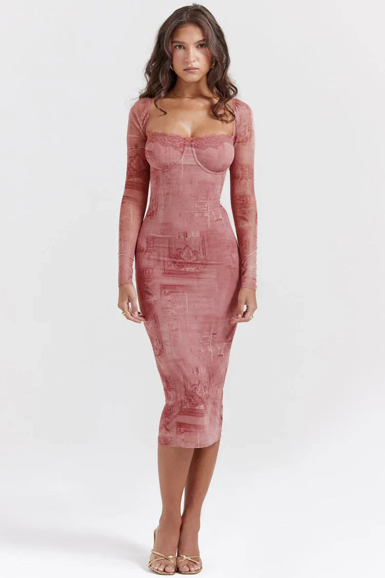 Siena Rosa Korsettkleid