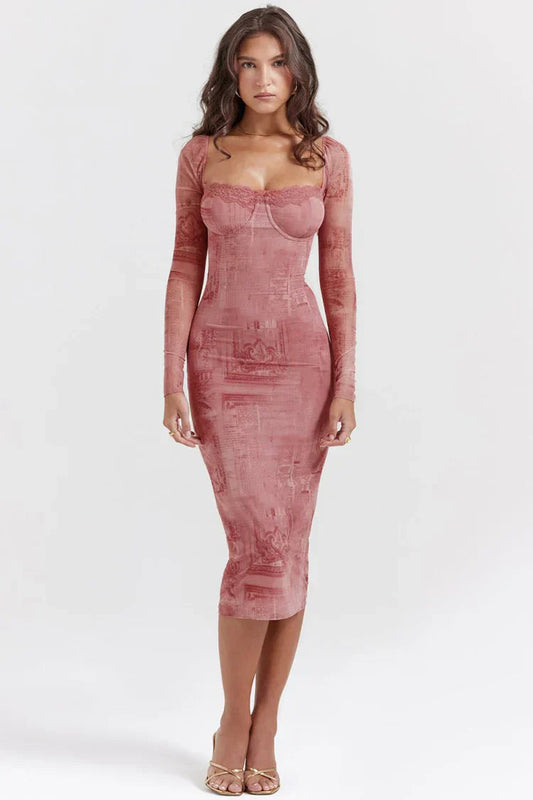 Siena Rosa Korsettkleid